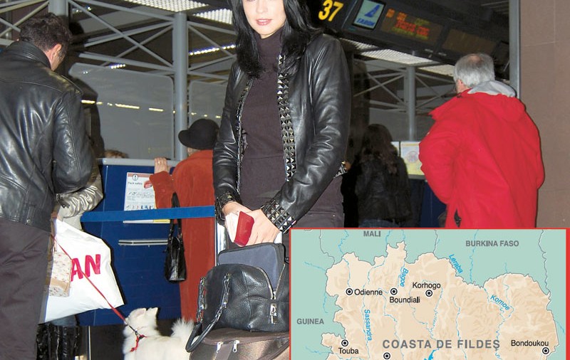Andreea Marin a plecat ieri în Africa