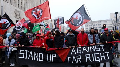 Demonstratie impotriva extremei drepte