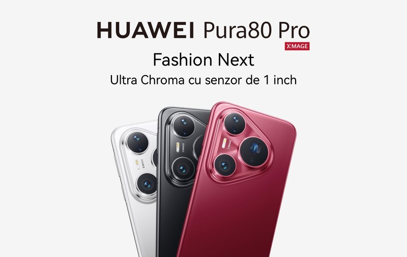 Seria HUAWEI Pura 80 a ajuns în România: Design emblematic și excelență în fotografia mobilă
