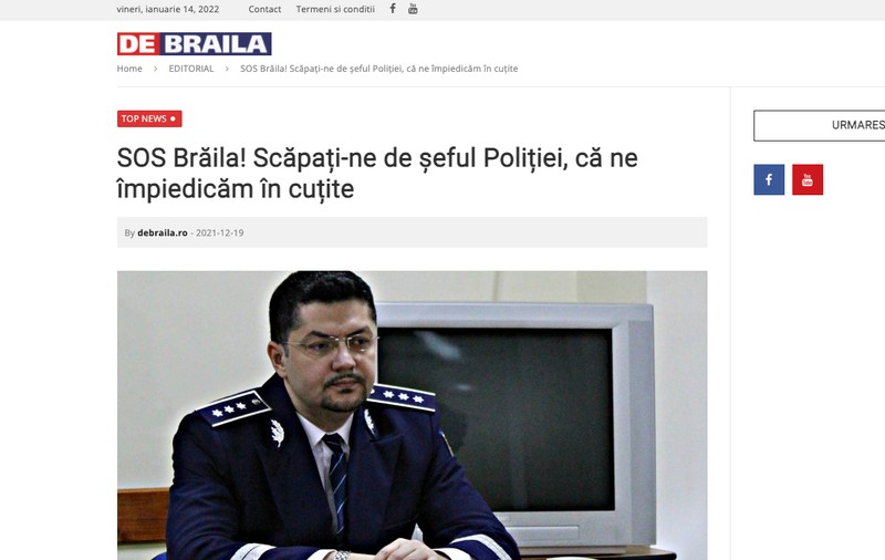 Dovada de pe WhatsApp: jurnalistul urmărit penal de DIICOT a fost mustrat înainte de percheziții de un procuror DIICOT că-l criticase pe șeful poliției!