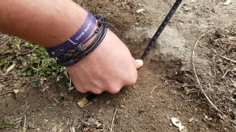 Reporterul Libertatea a măsurat grosimea stratului de asfalt, iar ruleta a arătat 5 centimetri