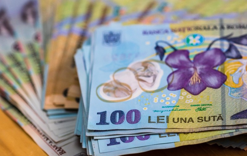 Mai multe bancnote de lei 