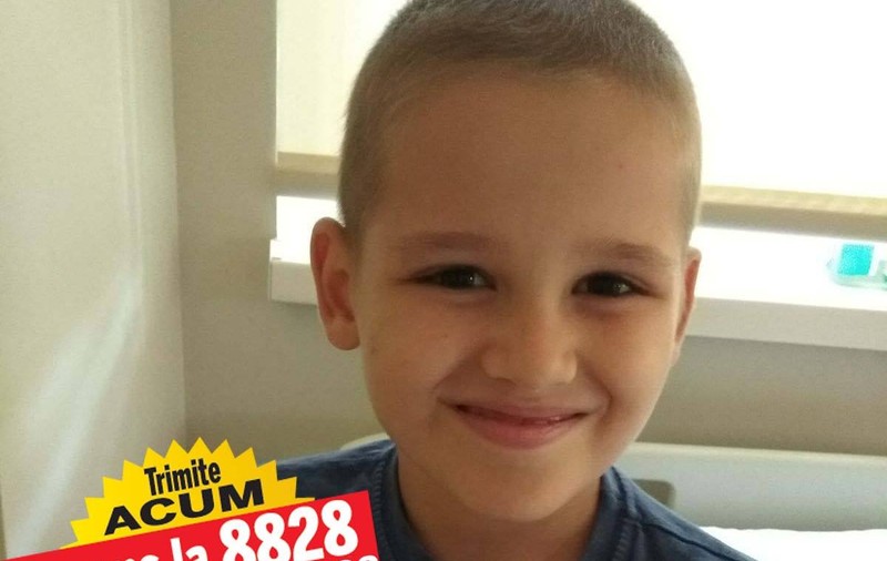 Nicolass are nevoie de ajutorul dumneavoastră pentru un transplant de celule stem. Băiețelul de șapte ani suferă de leucemie și are sistemul nervos central afectat