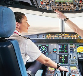 Andreea Lițescu se va întoarce la manșa unui Airbus 320 după 15 mai