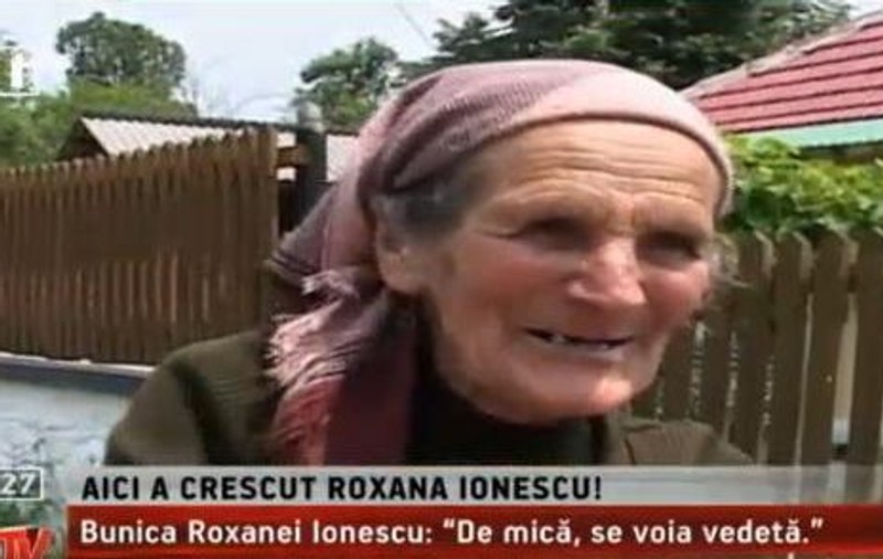 Roxana Ionescu a fost crescută la țară de la 7 luni până la 7 ani