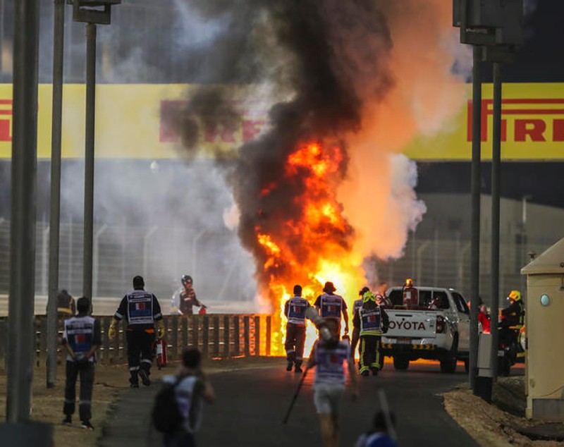 VIDEO | Mesajul pilotului francez Romain Grosjean, după ce a scăpat miraculos din accidentul din Bahrain