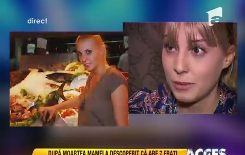 Alina Plugaru a aflat că are şapte fraţi, după ce i-a murit mama