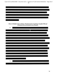 Una din cele 38 de pagini din documentul FBI | Foto: EPA