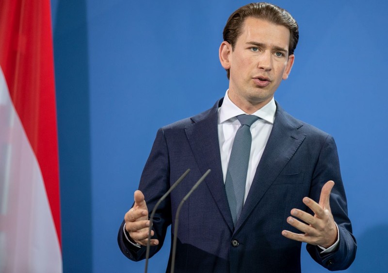 Cancelarul austriac Sebastian Kurz