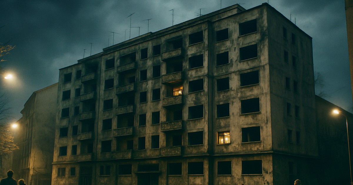 ChatGPT și-a imaginat cum arată blocul din Drumul Taberei în care au locuit 5 foști deținuți politici și o turnătoare a Securității. FOTO: generată cu ajutorul inteligenței artificiale