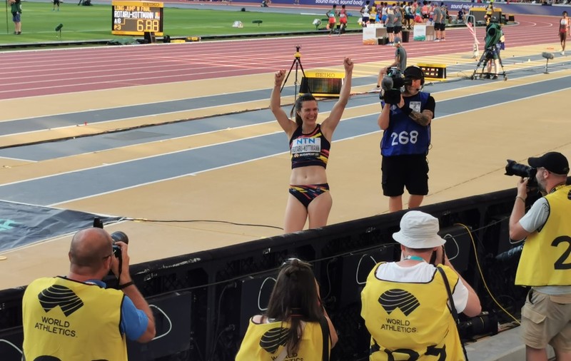 Alina Rotaru, medalie de bronz la săritura în lungime la Campionatul Mondial în aer liber