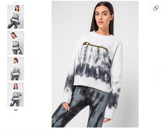 Bluza sport Champion cu imprimeu tie-dye