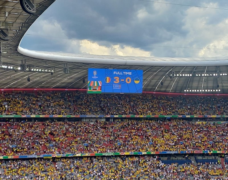 România – Ucraina 3-0. Prima victorie după 24 de ani la un turneu final de Campionat European. Stanciu, R. Marin și Drăguș, goluri de generic