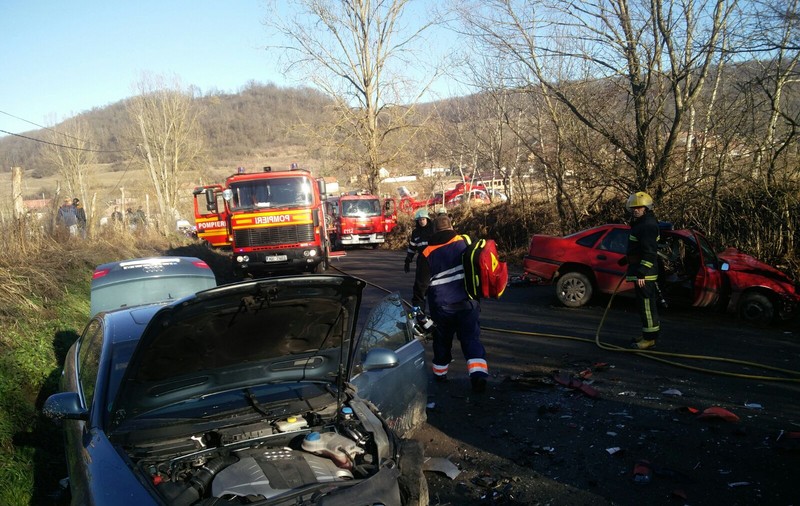 Accident soldat cu nouă victime în Mureș