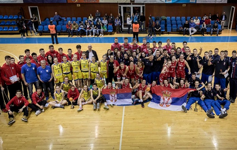 Serbia a cucerit trofeele Balkanic Next Star Cup 2017 pentru naționalele de baschet U15
