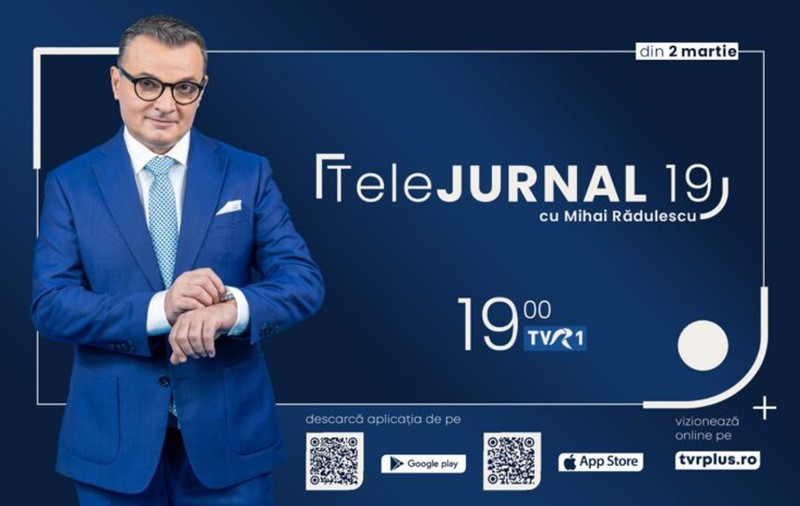Audiență dezastruoasă pentru Telejurnalul de la TVR 1, după mutarea orei de difuzare