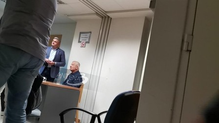 Sorin Oprescu, în fața procurorilor din Grecia. Captură: Antena 3