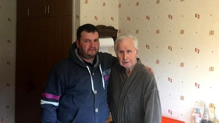 Reporterul Libertatea și Michel Hidalgo.