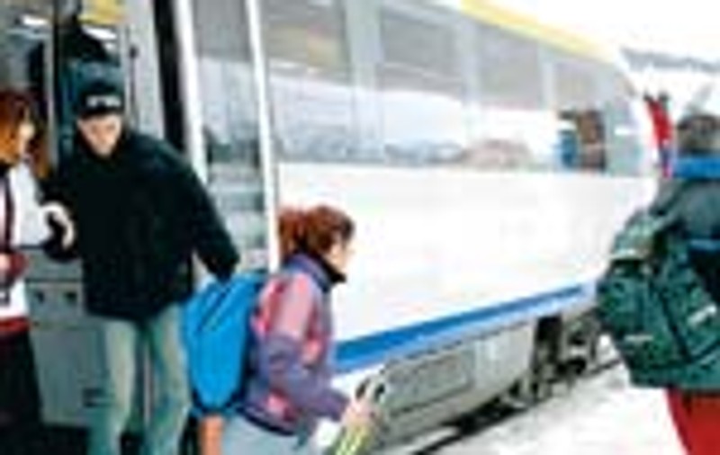 Schiorii au la dispozitie Trenurile Zapezii