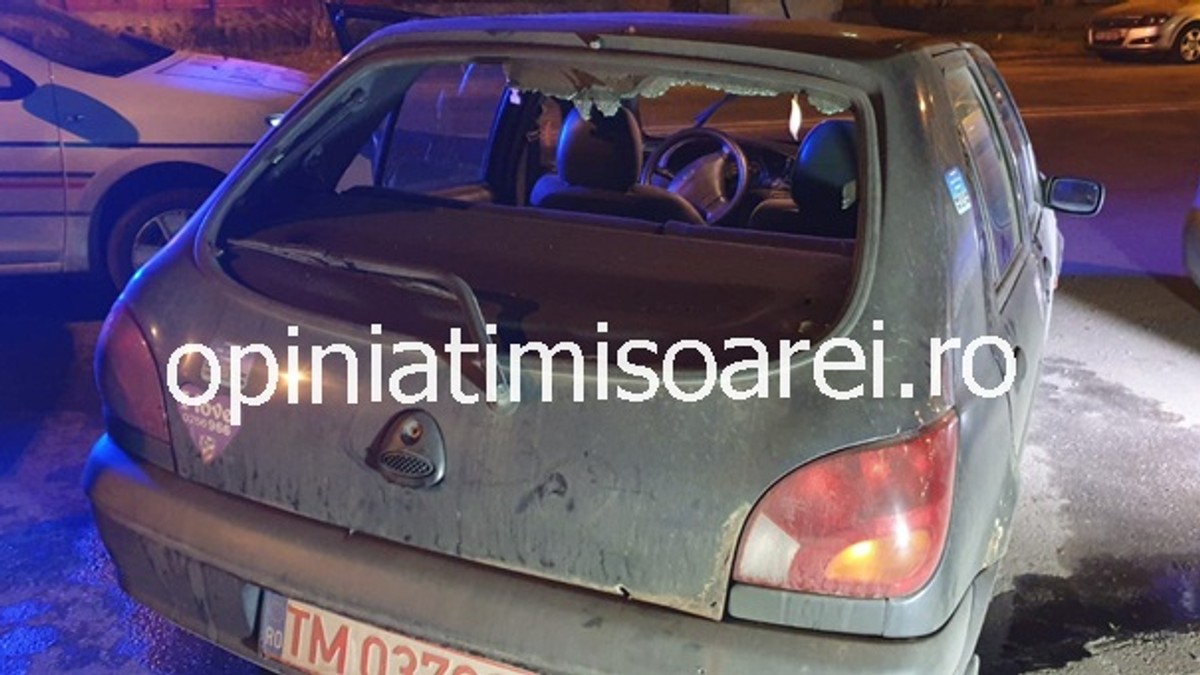 Peste 20 de focuri de armă s-au tras în timpul unei urmăriri de peste 30 de kilometri la Timișoara!