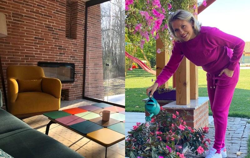Imagini cu casa în care locuiește Mirela Vaida cu soțul și cei trei copii. Vila din Snagov a prezentatoarei e chiar lângă pădure