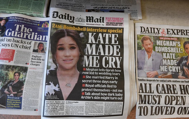 Prințul Harry și Meghan Markle se confruntă cu o scădere record de popularitate în Marea Britanie după interviul cu Oprah