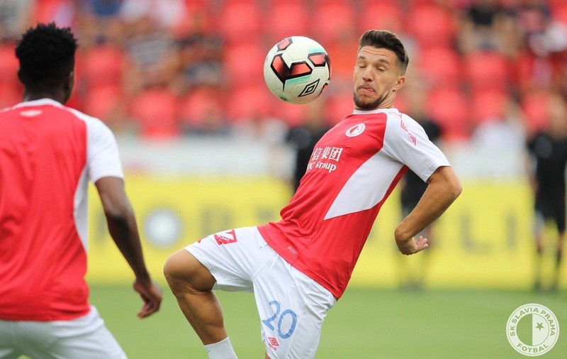 Alexandru Băluţă, încă un gol pentru Slavia Praga. Fotbalistul român este lider în Cehia