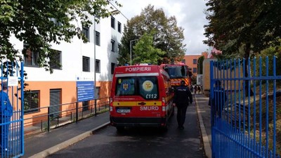 Incendiu scoala din Cluj Napoca