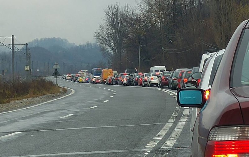 Traficul dinspre Constanța spre stațiuni se desfășoară cu mare dificultate