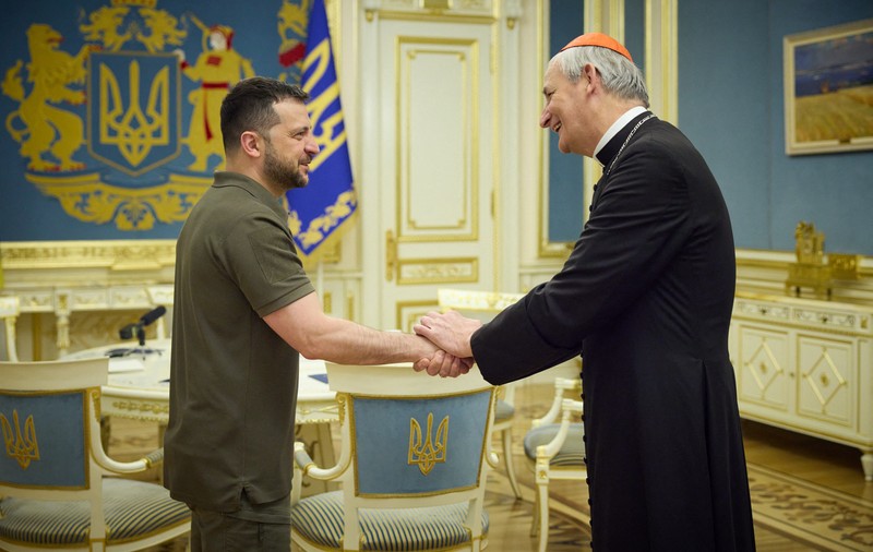 Ce mesaj i-a transmis Volodimir Zelenski emisarului Papei Francisc, în cadrul întâlnirii de la Kiev