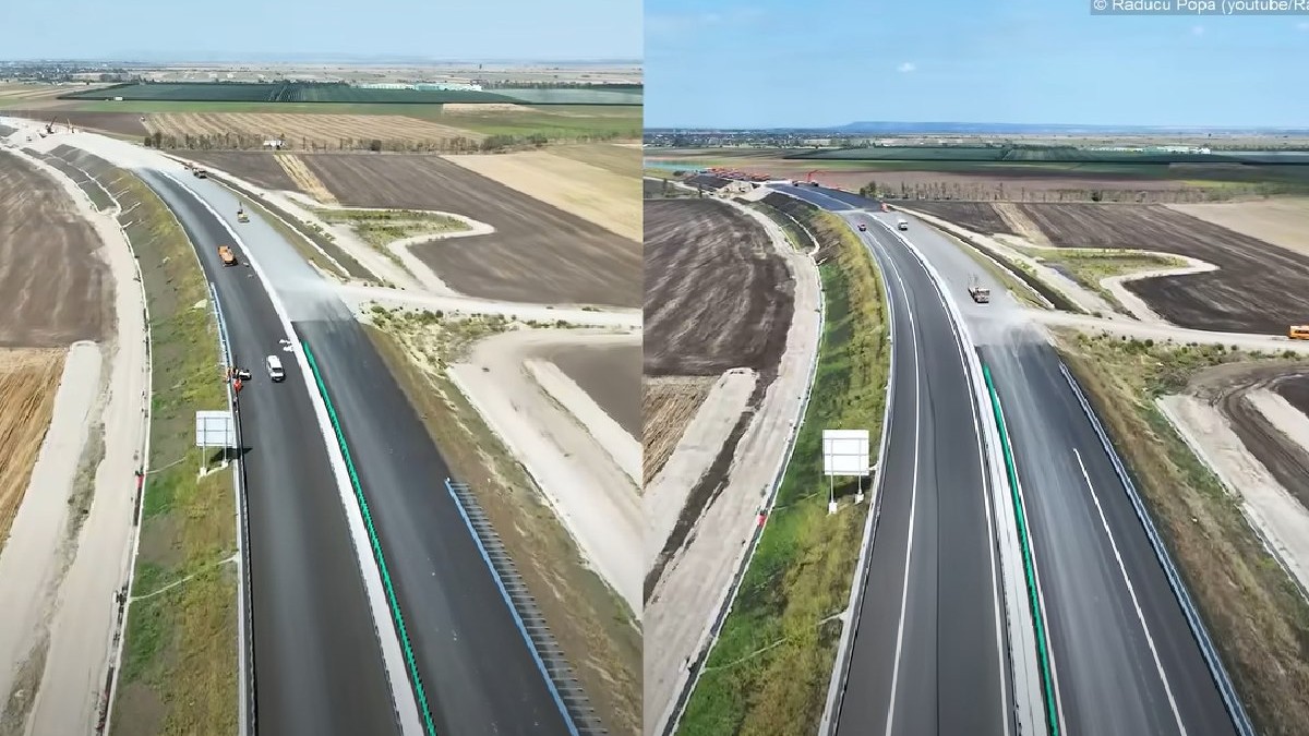 Imagini ale autostrăzii A7 Ploiești Buzău, realizate la 10 zile distanță - 3 - 13 septembrie 2025