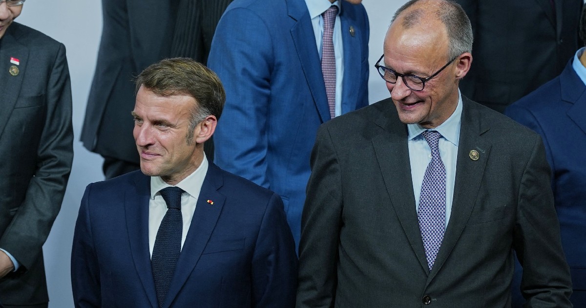 Emmanuel Macron și Friedrich Merz