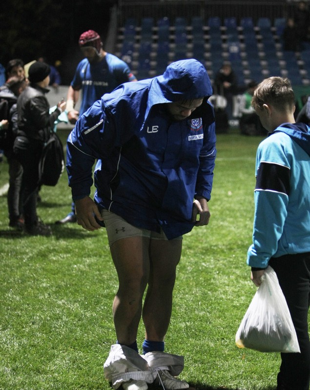 Puștii i-au lăsat fără chiloți. Imagini inedite de la meciul de rugby România - Samoa / FOTO