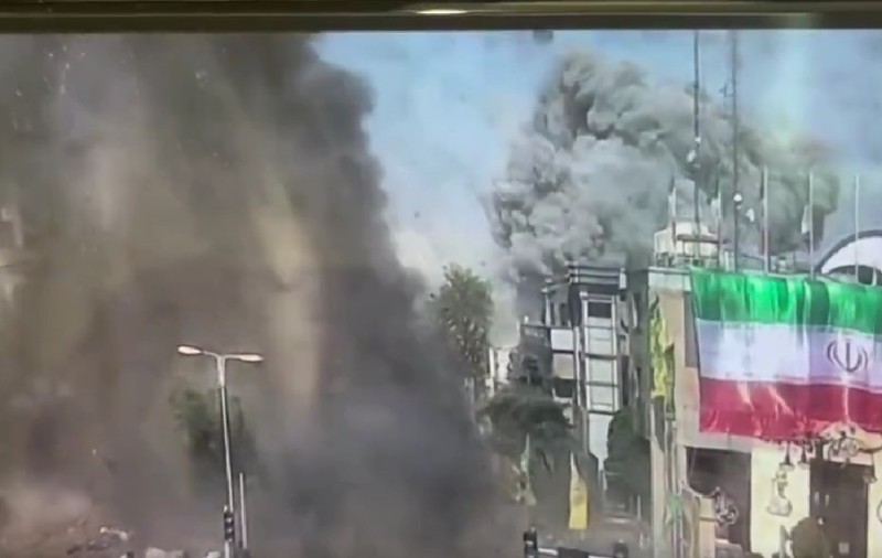 Momentul în care comandanții iranieni sunt uciși într-un atac cu două rachete israeliene