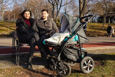 Ioana și Adrian sunt fericiți că au Parcul IOR aproape de casă