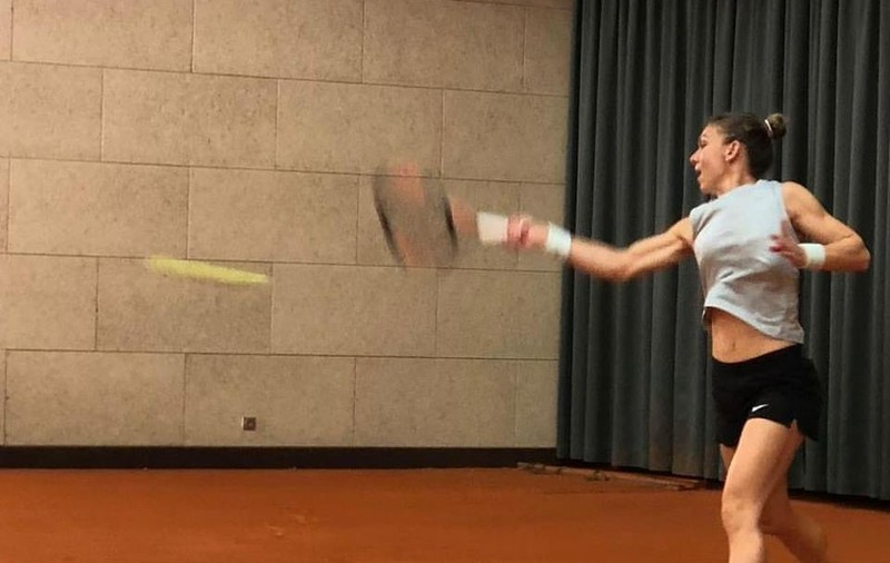 Simona Halep se pregătește în România pentru sezonul de zgură: ”Am încredere, nu simt nici o presiune”