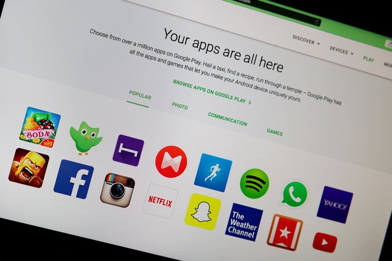 Google Play, which was originally born and referred to by Google as the Android Market, is Google's official store and portal for Android apps, games and other content for your Android-powered phone, tablet or Android TV device.,Image: 257628182, License: Rights-managed, Restrictions: , Model Release: no