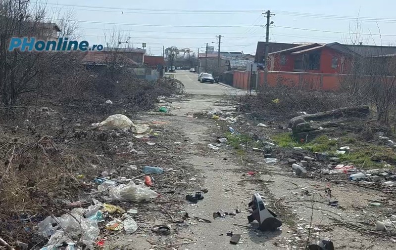 Imaginile care fac de râs orașul Ploiești: „Harta rușinii” dezvăluie munții de gunoaie din Cartierul Florilor
