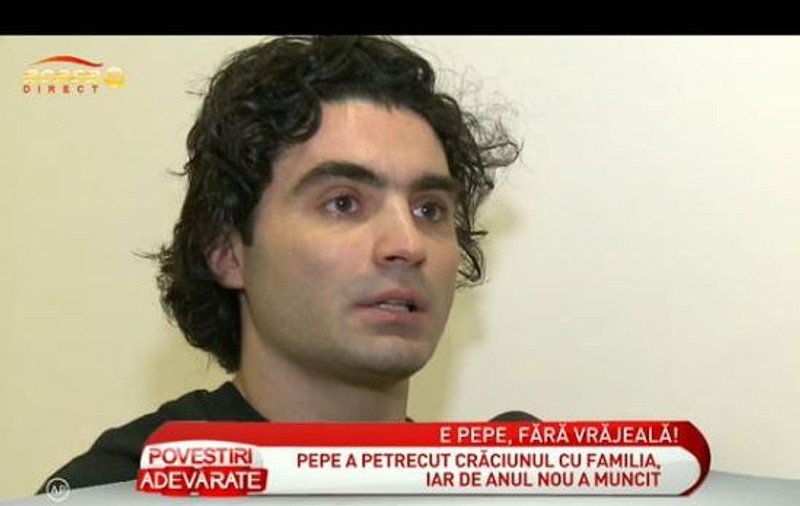 Pepe: "M-am pupat cu cineva sub vâsc"