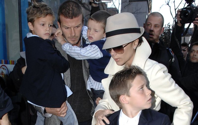 David Beckham vrea ca şi fiii lui să fie fotbalişti 
