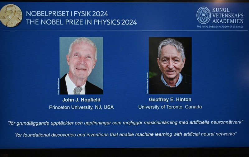 Premiul Nobel pentru Fizică 2024, câștigat de doi pionieri în munca privind rețelele neuronale artificiale