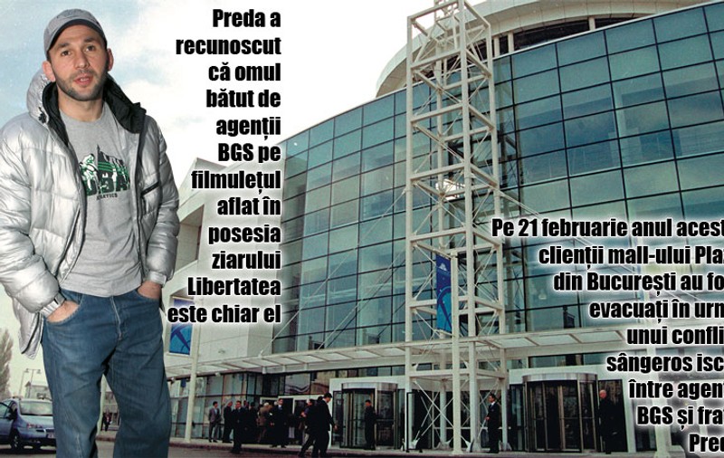 Ce bătaie şi-a luat Preda!