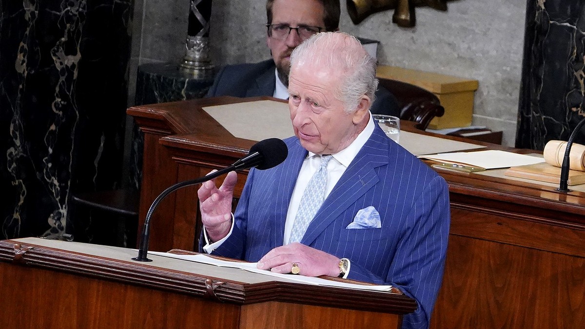 Regele Charles al III-lea se adresează Congresului SUA Foto: Profimedia