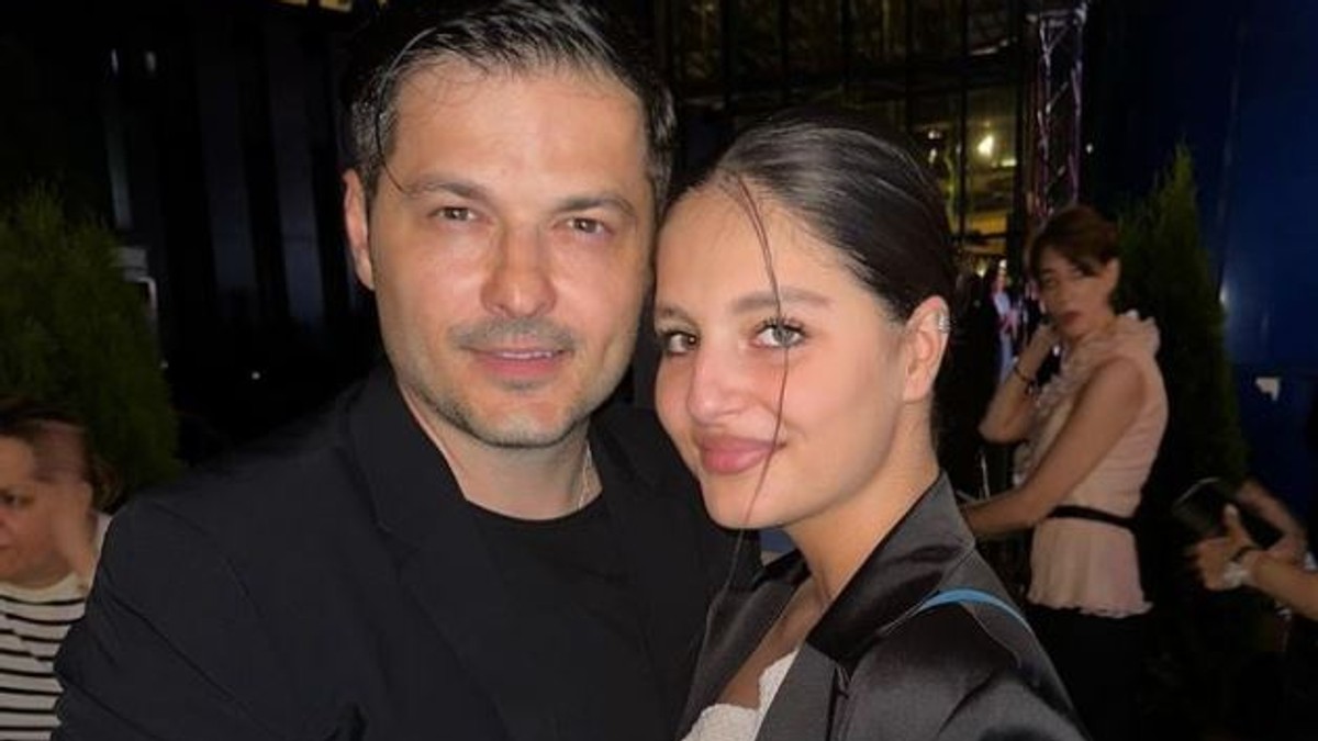 Liviu Vârciu și Carmina, fiica sa cea mare