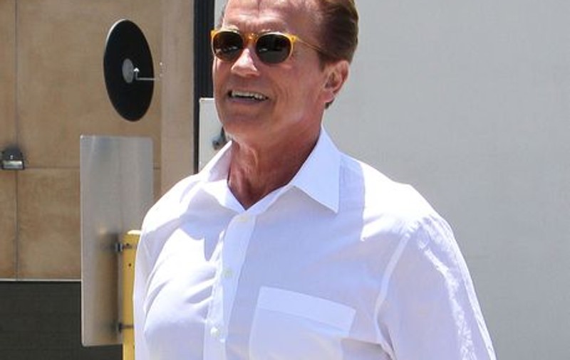 Foto | Ce bucuros e Arnold Schwarzenegger după ce iese de la frizer!