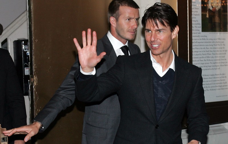David Beckham, la mâna lui Tom Cruise! Află de ce!
