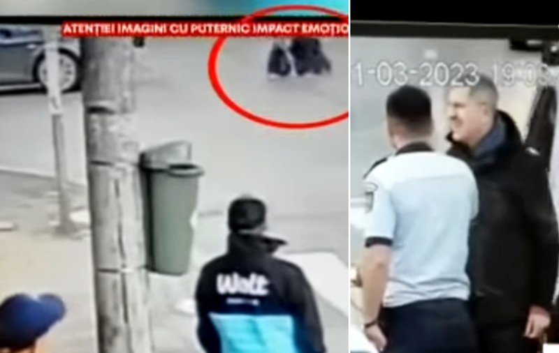 Imagini cu momentul în care Dan Barna e lovit de o mașină, când era pe trotinetă. Surse din Poliție: „El a trecut pe roșu”