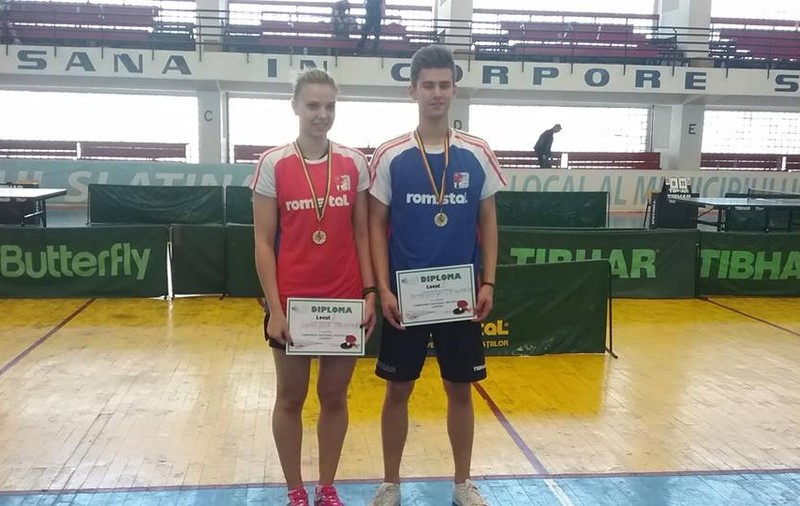 Tenis de masă. Cristian Pletea și Adina Diaconu, campionii României la juniori