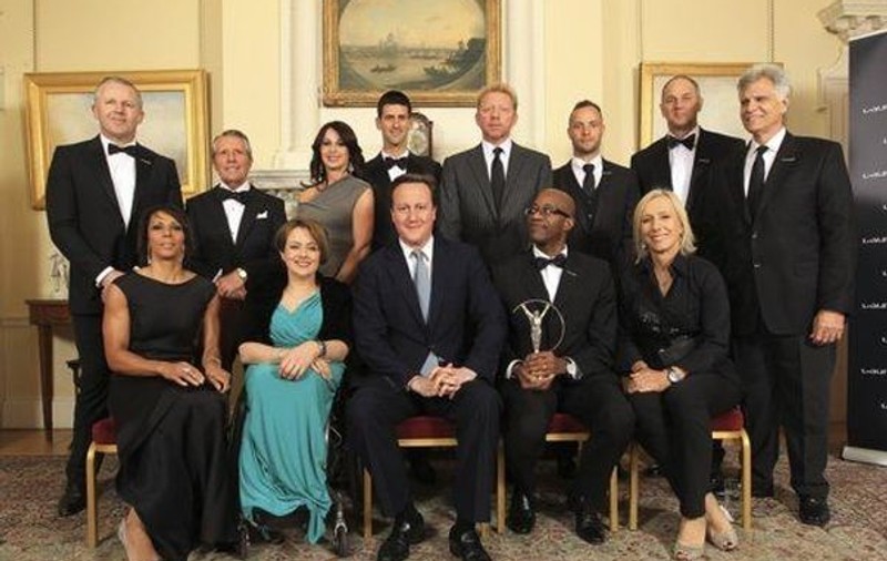 Nadia Comăneci s-a fotografia alături de David Cameron, premierul Marii Britanii şi de tenismenul Novak Djokovick