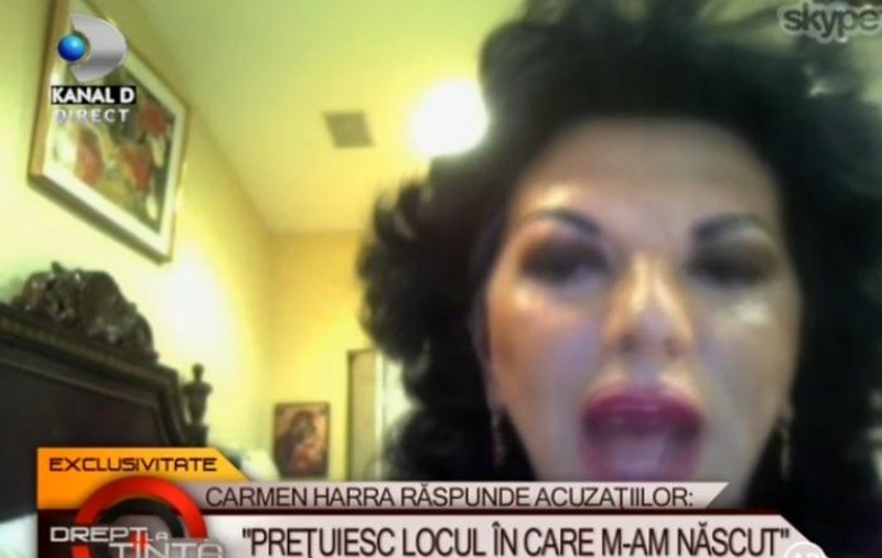 Carmen Harra, după criza de isterie: "Nu am știut că mă veți compara cu țiganii pe care îi aveți în România. Eu am fost numită Regina Kharmei"